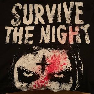 Horror Block The Purge Survive The Night NWT 3XL
